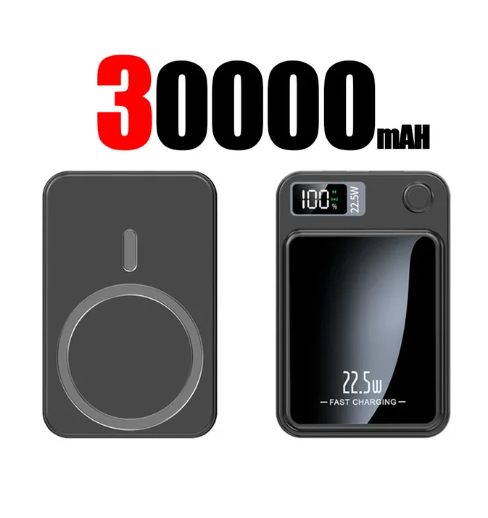 MagnetBoost Qi PowerBank Pro 20000mAh Mini Charger